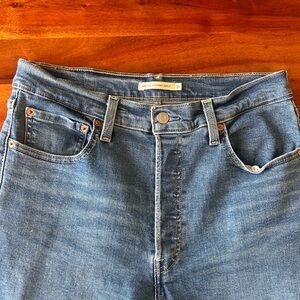 Levi’s - Ribcage Straight Ankle Jeans, Button Front